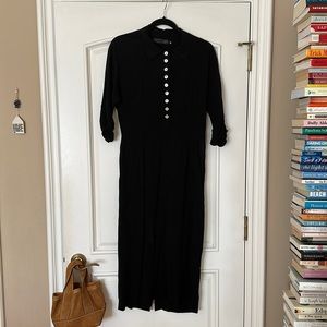 Christy Dawn Black Midi Dress in M